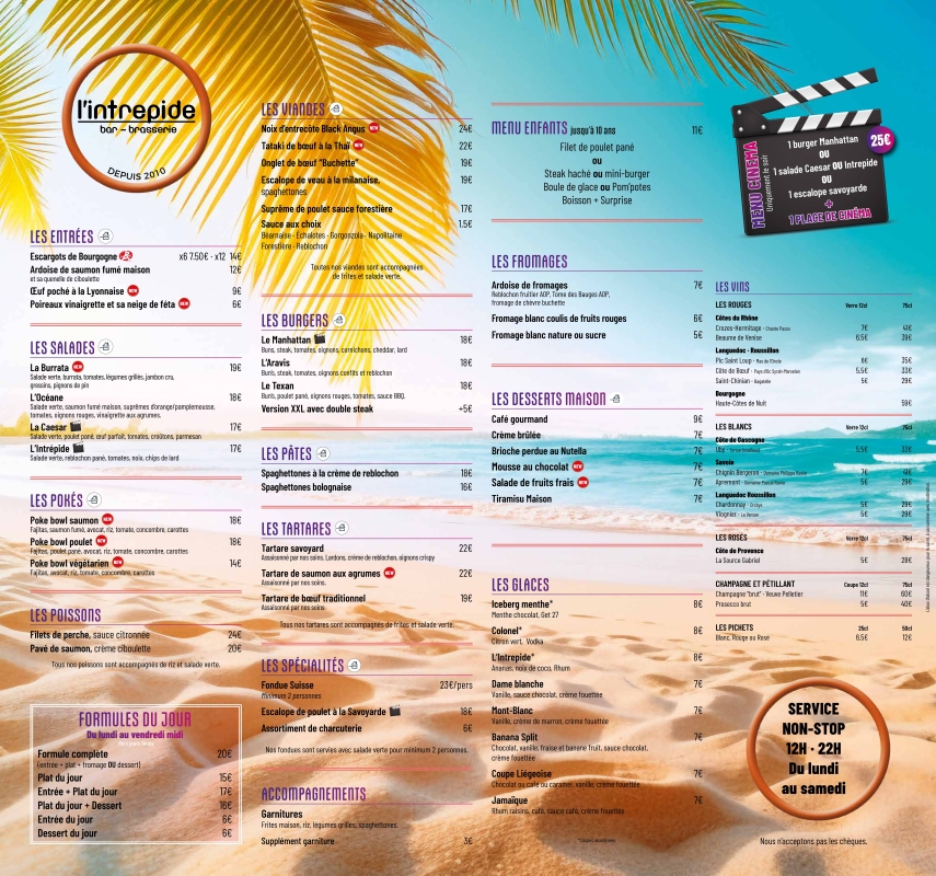 L'intrépide - Restaurant Seynod - top resto SEYNOD